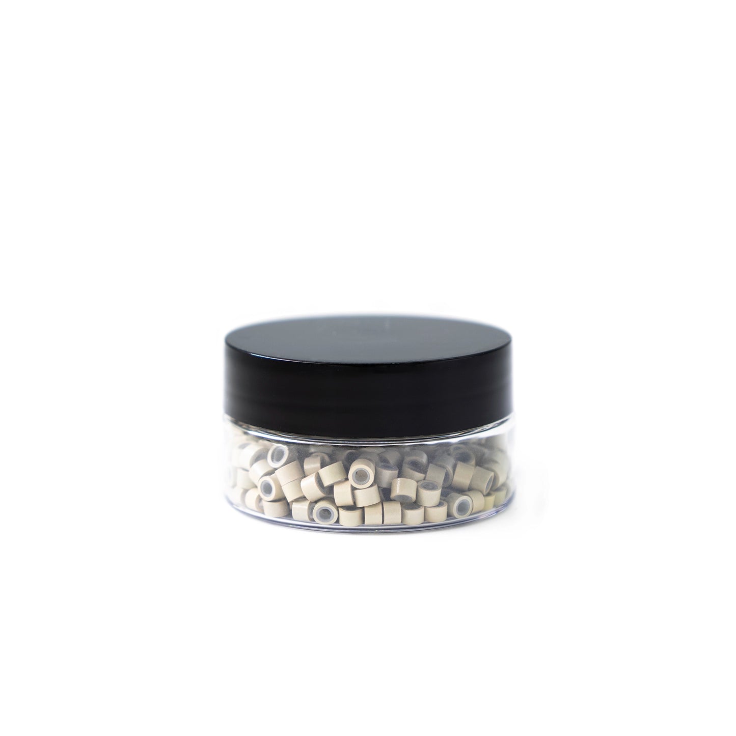 Mini Silicone-Lined Beads (Nickel-Free, 250 pcs.) - 4mm x 2mm x 3mm - Blonde