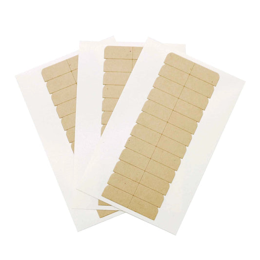 Regular Tape 3 cm - Double Sided - Sheet With 12 Pieces Of Tape